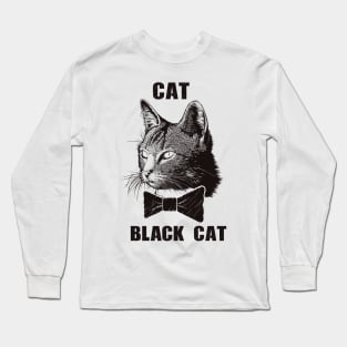 Black Cat. Secret Agent Long Sleeve T-Shirt